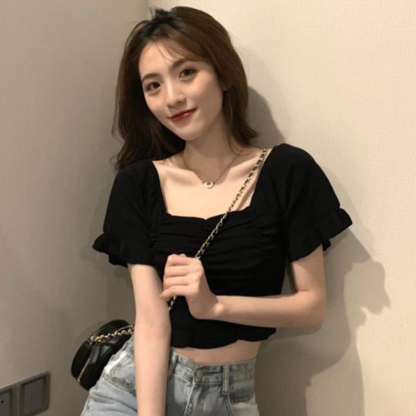 women's t-shirt summer short sleeve dress 2021 ins spice take a brief paragraph coat design niche, White
women's t-shirt summer short sleeve dress 2021 ins spice take a brief paragraph coat design niche, White