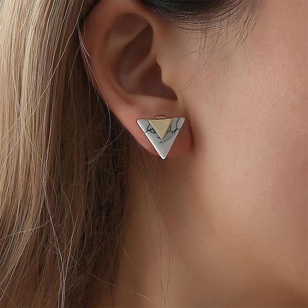 stud fashion niche dubai triangle pine geometric earrings simple design sense marble high, Golden;silver
stud fashion niche dubai triangle pine geometric earrings simple design sense marble high, Golden;silver