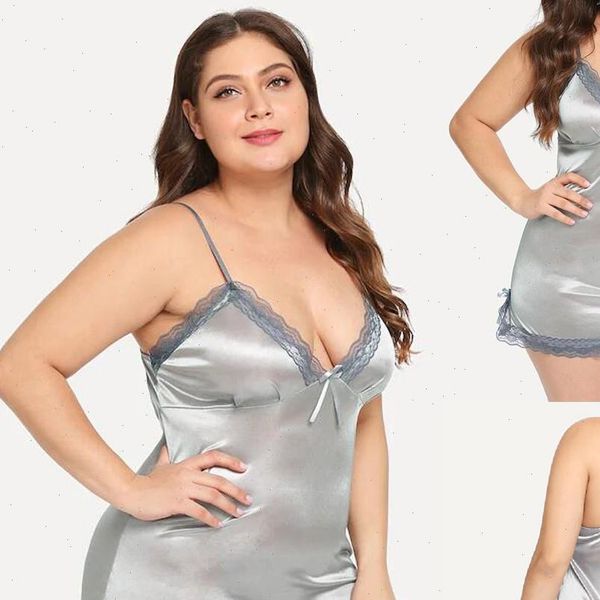 plus size lingerie nightdress womens sleepwears underwear satin sling pijama mujer algodon verano w, Black;red
plus size lingerie nightdress womens sleepwears underwear satin sling pijama mujer algodon verano w, Black;red