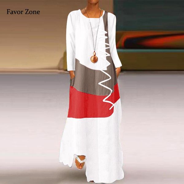 casual dresses autumn long women's dress vintage grometric print maxi full sleeve pocket patchwork style party femme robe, Black;gray
casual dresses autumn long women's dress vintage grometric print maxi full sleeve pocket patchwork style party femme robe, Black;gray