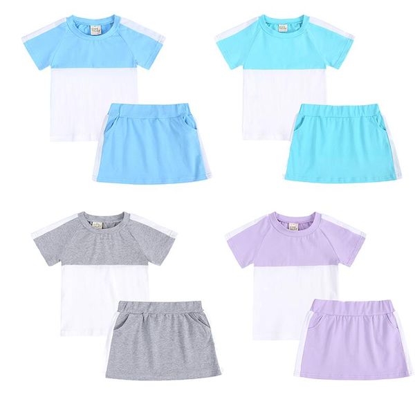 summer clothing sets for children tracksuits contrast color shorts girls clothes boys born toddler outfits, White
summer clothing sets for children tracksuits contrast color shorts girls clothes boys born toddler outfits, White