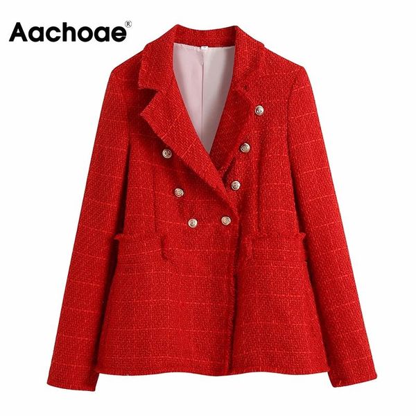 women's suits & blazers aachoae women elegant solid double breasted vintage notched collar long sleeve jacket coats female autumn outer, White;black
women's suits & blazers aachoae women elegant solid double breasted vintage notched collar long sleeve jacket coats female autumn outer, White;black