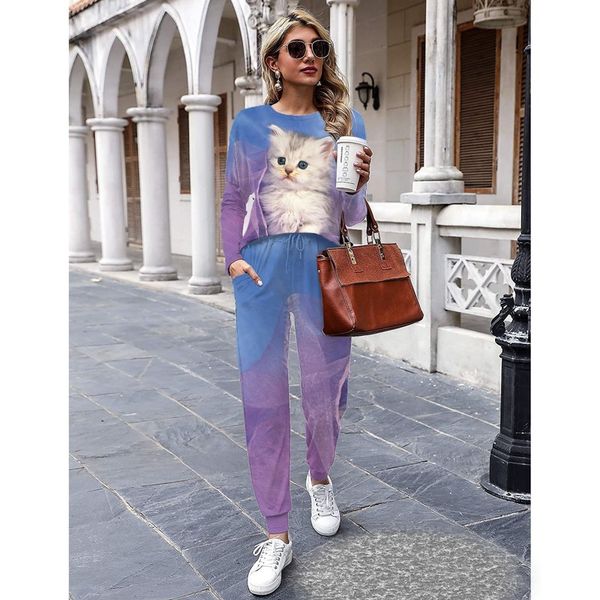 pink pattern comfortable women's pants autumn and winter women's sportswear thickened fleece cotton suit 2-piece sweatshirt pants, White
pink pattern comfortable women's pants autumn and winter women's sportswear thickened fleece cotton suit 2-piece sweatshirt pants, White