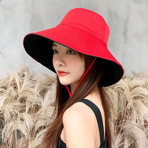 wide brim hats korean double-sided design fisherman hat summer big to girl sun women fashion casual for, Blue;gray
wide brim hats korean double-sided design fisherman hat summer big to girl sun women fashion casual for, Blue;gray