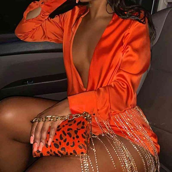 stylish lady nightclub mini shirt dress satin tassel full sleeve lapel vestido bandage party dress spring black amp orange, Black;gray
stylish lady nightclub mini shirt dress satin tassel full sleeve lapel vestido bandage party dress spring black amp orange, Black;gray