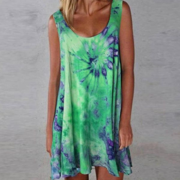 plus size tie-dye print short dress ladies fashion loose beach sundress women casual evening party vestido de fest dresses, Black;gray
plus size tie-dye print short dress ladies fashion loose beach sundress women casual evening party vestido de fest dresses, Black;gray