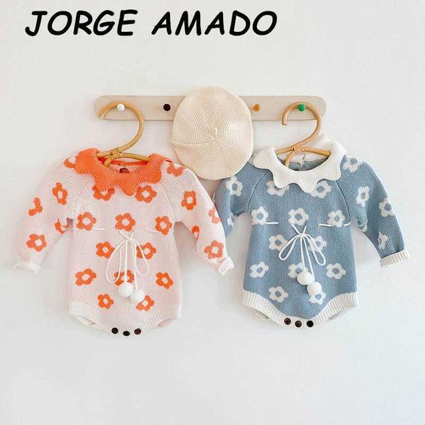autumn baby girl bodysuit colorful flower blue orange long sleeve knitted sweater jumpsuit born clothes 0-2y e82117 210610
autumn baby girl bodysuit colorful flower blue orange long sleeve knitted sweater jumpsuit born clothes 0-2y e82117 210610