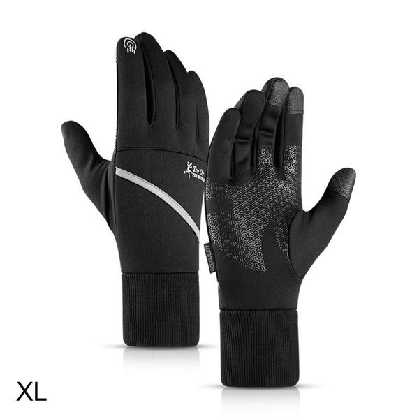 cycling gloves sports skiing full finger thermal fleece hiking touchscreen golves reflective storage bag climbing, Black
cycling gloves sports skiing full finger thermal fleece hiking touchscreen golves reflective storage bag climbing, Black