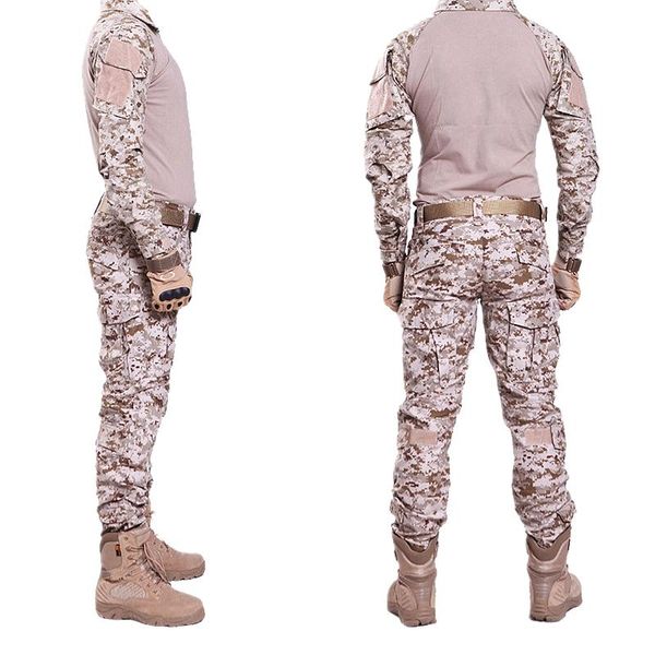 hunting sets uniform multicam combat shirt & pants w/ knee&elbow pads camouflage clothes ghillie suit train, Camo
hunting sets uniform multicam combat shirt & pants w/ knee&elbow pads camouflage clothes ghillie suit train, Camo