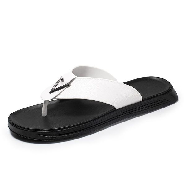 concise men's flip flops summer leather comfortable slippers for men outdoor beach shoes daily fashion soft non-slip male slides, Black
concise men's flip flops summer leather comfortable slippers for men outdoor beach shoes daily fashion soft non-slip male slides, Black