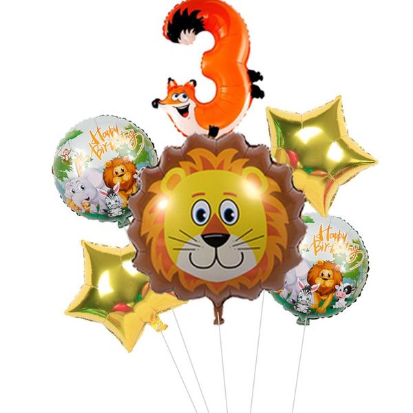 party decoration 1set animal theme foil balloons kids birthday supplies forest tiger lion helium globos baby shower decors children toys
party decoration 1set animal theme foil balloons kids birthday supplies forest tiger lion helium globos baby shower decors children toys