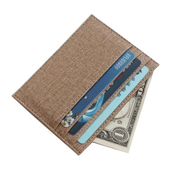 card holders blevolo casual cards holder men women canvas package coin pocket thin solid id cover case, Brown;gray
card holders blevolo casual cards holder men women canvas package coin pocket thin solid id cover case, Brown;gray