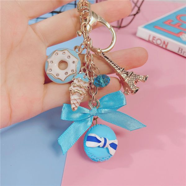 korean lovely makaron car keychain creative cake biscuit bag pendant couple keychain ring gift, Silver
korean lovely makaron car keychain creative cake biscuit bag pendant couple keychain ring gift, Silver