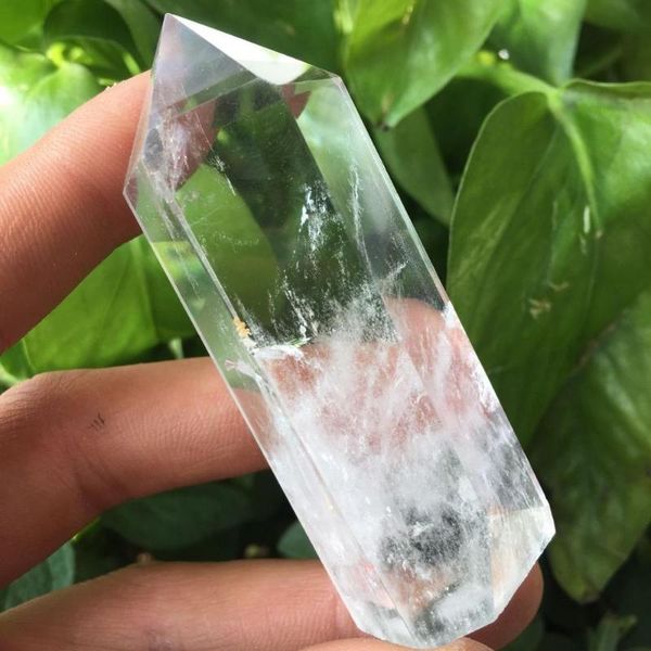 decorative objects & figurines natural transparent crystal point reiki healing 70-80mm
decorative objects & figurines natural transparent crystal point reiki healing 70-80mm