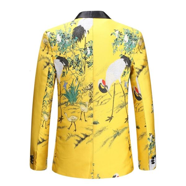 men's suits & blazers pyjtrl men's blzer with shwl lpel, red jcqurd jgged yellow thong 80xb, White;black
men's suits & blazers pyjtrl men's blzer with shwl lpel, red jcqurd jgged yellow thong 80xb, White;black