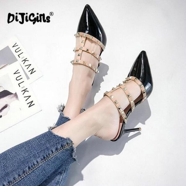 slippers women summer high heels mules ladies pointed to rivets outside shoes woman fashion sandals zapatos mujer drop ship, Black
slippers women summer high heels mules ladies pointed to rivets outside shoes woman fashion sandals zapatos mujer drop ship, Black