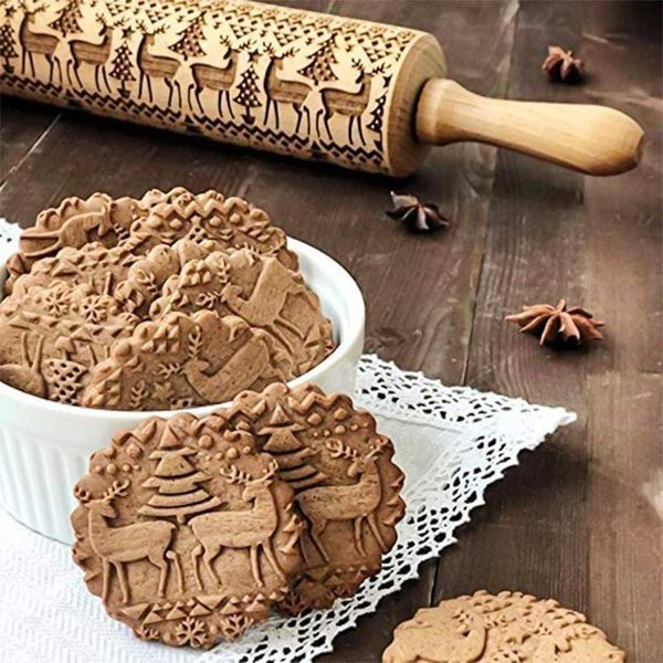 rolling pins & pastry boards wooden christmas embossing pin baking cookies noodle biscuit fondant cake dough engraved kitchen accessories 
rolling pins & pastry boards wooden christmas embossing pin baking cookies noodle biscuit fondant cake dough engraved kitchen accessories