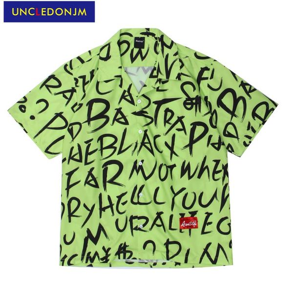 graffiti letter shirt 2021 harajuku short sleeve hawaiian japanese fashion hip hop men sur-97012 men's casual shirts, White;black
graffiti letter shirt 2021 harajuku short sleeve hawaiian japanese fashion hip hop men sur-97012 men's casual shirts, White;black