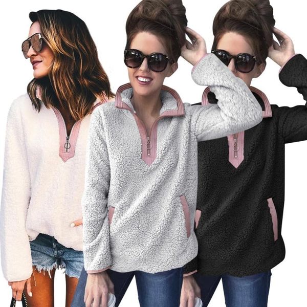 women's hoodies & sweatshirts winter warm fleece sweatshirt women stand harajuku female tracksuit pullovers, Black
women's hoodies & sweatshirts winter warm fleece sweatshirt women stand harajuku female tracksuit pullovers, Black