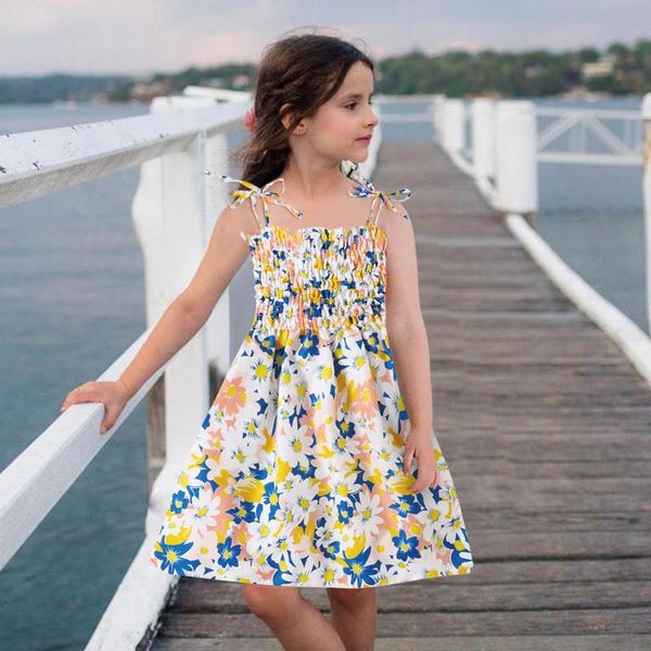 girl's dresses children girls summer floral printed casual knee-length beach skirt sleeveless suspender toddler baby princess dress 12m, Red;yellow
girl's dresses children girls summer floral printed casual knee-length beach skirt sleeveless suspender toddler baby princess dress 12m, Red;yellow