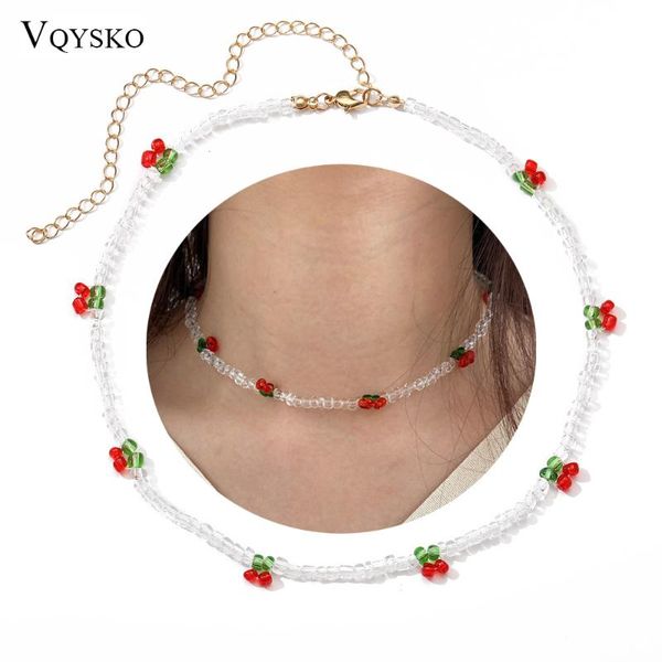 chokers boho transparent beads cherry choker necklace for women girl gift cute fruit weave beaded beach party jewelry statement collar, Golden;silver
chokers boho transparent beads cherry choker necklace for women girl gift cute fruit weave beaded beach party jewelry statement collar, Golden;silver