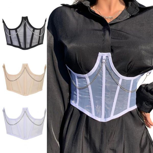 mesh stitching temperament belt chain irregular slimming tummy corset waist band for daily wear belts, Black;brown
mesh stitching temperament belt chain irregular slimming tummy corset waist band for daily wear belts, Black;brown