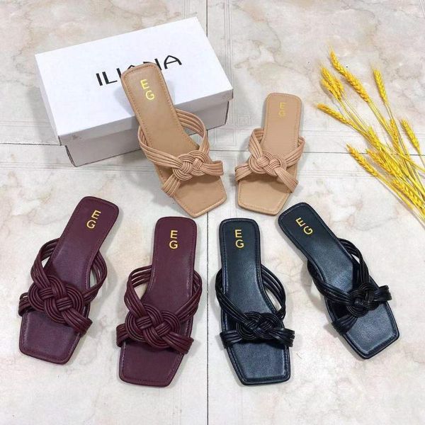 slippers 2021 summer women slipper fashion brand weave flat heel slides open toe ladies house flip flops casual beach sandal shoes, Black
slippers 2021 summer women slipper fashion brand weave flat heel slides open toe ladies house flip flops casual beach sandal shoes, Black