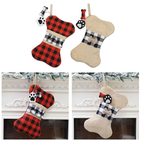 christmas decorations pet stockings hanging ornament cat dog plaid bow bone tassels gift reusable bag
christmas decorations pet stockings hanging ornament cat dog plaid bow bone tassels gift reusable bag