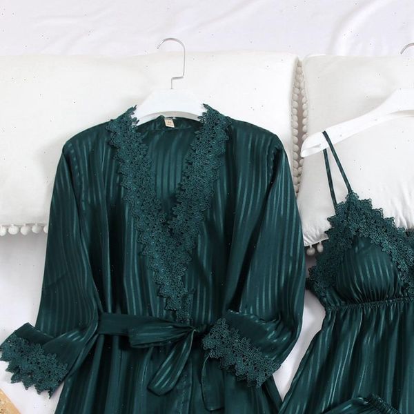 plus size silk robe women sleepwear sleep suit lace satin pajamas gown set v neck pyjama nighties wear winter pijama, Black;red
plus size silk robe women sleepwear sleep suit lace satin pajamas gown set v neck pyjama nighties wear winter pijama, Black;red