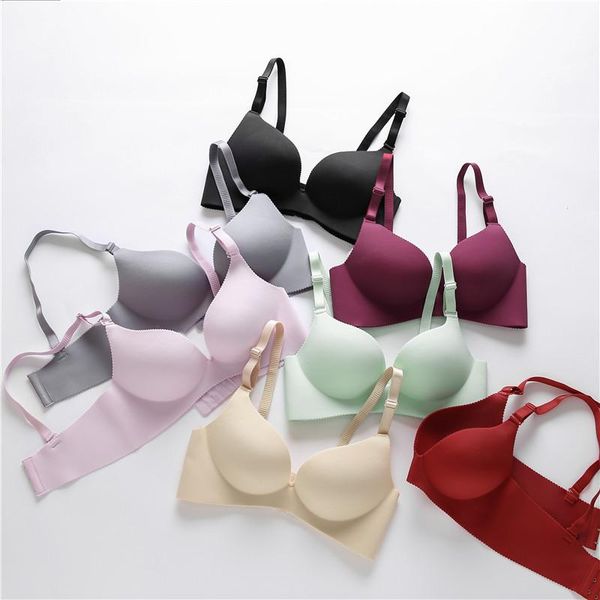 bras push up underwear women's light and thin gather adjustable bra seamless rimless lingerie, Red;black
bras push up underwear women's light and thin gather adjustable bra seamless rimless lingerie, Red;black