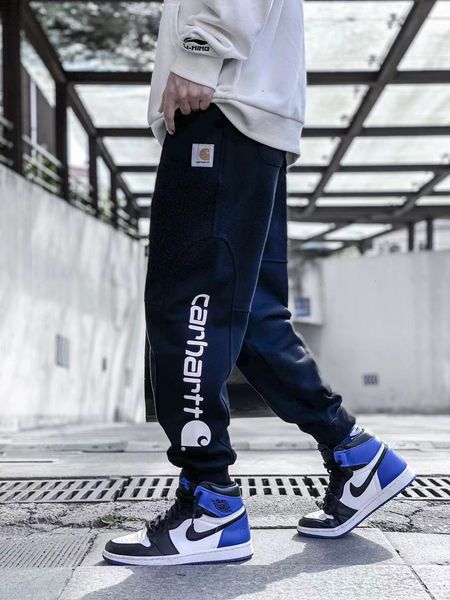 men's pants spring and autumn japanese clothing sews loose print couple terry beams foot guard casual sports, Black
men's pants spring and autumn japanese clothing sews loose print couple terry beams foot guard casual sports, Black
