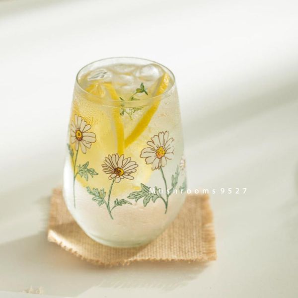 wine glasses korean style cute hand-painted small daisy glass water cup girl heart exquisite afternoon tea coffee milk
wine glasses korean style cute hand-painted small daisy glass water cup girl heart exquisite afternoon tea coffee milk