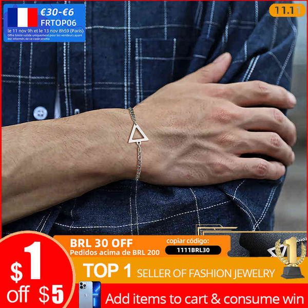 vnox stylish punk triangle charm bracelets for men women,never fade stainless steel cuban chain wrist jewelry,length adjustable, Golden;silver
vnox stylish punk triangle charm bracelets for men women,never fade stainless steel cuban chain wrist jewelry,length adjustable, Golden;silver