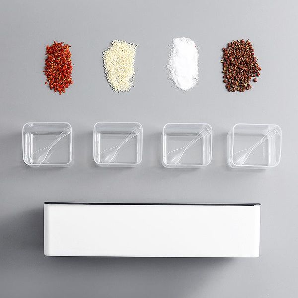 storage bottles & jars kitchen condiment box wall hanging drawer salt sugar flavoring monosodium glutamate four in one
storage bottles & jars kitchen condiment box wall hanging drawer salt sugar flavoring monosodium glutamate four in one