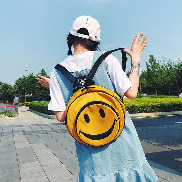 funny smiling face backpack women lapbag big capacity cartoon printed students backpacks children nylon travel bag yellow l
funny smiling face backpack women lapbag big capacity cartoon printed students backpacks children nylon travel bag yellow l