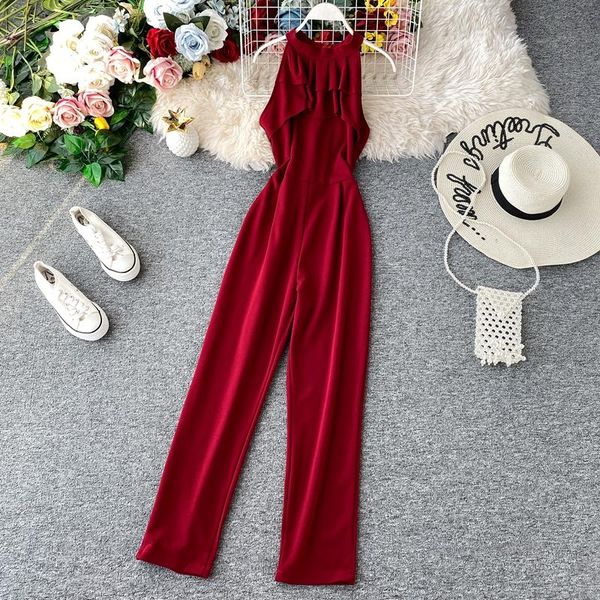 women's jumpsuits & rompers amolapha women o neck wide leg sleeveless off shoulder elegant woman casual ruffles romper clothes, Black;white
women's jumpsuits & rompers amolapha women o neck wide leg sleeveless off shoulder elegant woman casual ruffles romper clothes, Black;white