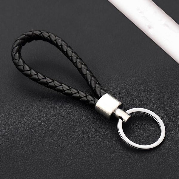 keychains 1pc braided leather rope handmade waven keychain key chain ring holder for car keyrings men women, Silver
keychains 1pc braided leather rope handmade waven keychain key chain ring holder for car keyrings men women, Silver