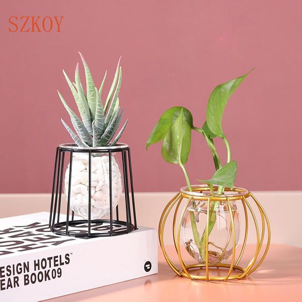 nordic iron golden hydroponic glass vase creative home ornaments living room deskdecoration geometric flower plant vases
nordic iron golden hydroponic glass vase creative home ornaments living room deskdecoration geometric flower plant vases