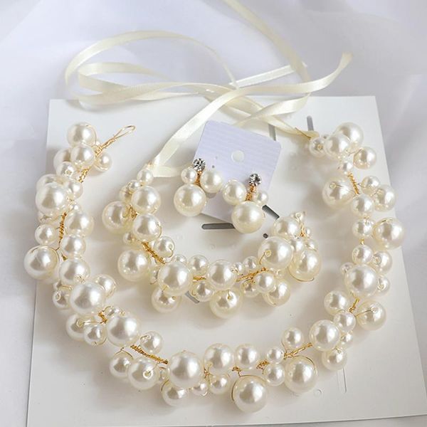 hair clips & barrettes bridal headwear bracelet ear clip set imitation pearl wedding accessories ornaments maea99, Golden;silver
hair clips & barrettes bridal headwear bracelet ear clip set imitation pearl wedding accessories ornaments maea99, Golden;silver