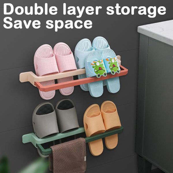 towel racks slippers rack self adhesive punch-wall-mounted bedroom bathroom sneakers hanging home
towel racks slippers rack self adhesive punch-wall-mounted bedroom bathroom sneakers hanging home