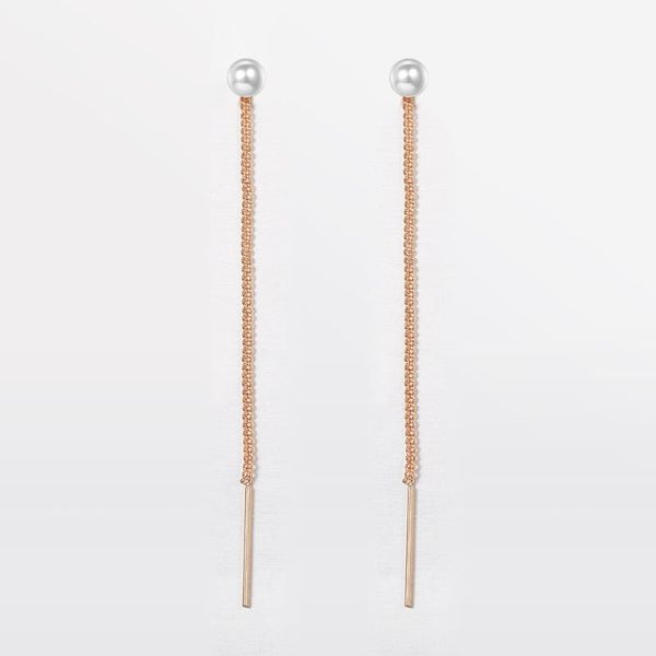 dangle & chandelier womens pearl long-chain drop earrings 585 rose gold cute wedding engagement party fashion jewelry gifts for her dge350, Silver
dangle & chandelier womens pearl long-chain drop earrings 585 rose gold cute wedding engagement party fashion jewelry gifts for her dge350, Silver
