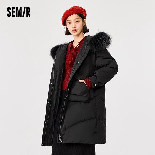 women's down & parkas semir jacket women long windproof detachable raccoon fur 2021 winter hooded thick looseness, Black
women's down & parkas semir jacket women long windproof detachable raccoon fur 2021 winter hooded thick looseness, Black