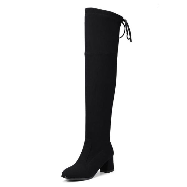 boots qzyerai spring and autumn fashion ladies' boots to knee executive tight women's shoes european style size 34-43 6xmy, Black
boots qzyerai spring and autumn fashion ladies' boots to knee executive tight women's shoes european style size 34-43 6xmy, Black