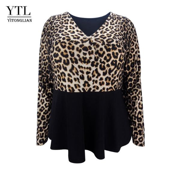 plus size t-shirt ytl large womens fashion leopard print patchwork tunic v neck long sleeve shirt h129
plus size t-shirt ytl large womens fashion leopard print patchwork tunic v neck long sleeve shirt h129