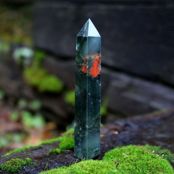 natural polishing blood stone tower crystal quartz point rare healing gemstone for home decoration gifts decorative objects & figurines
natural polishing blood stone tower crystal quartz point rare healing gemstone for home decoration gifts decorative objects & figurines