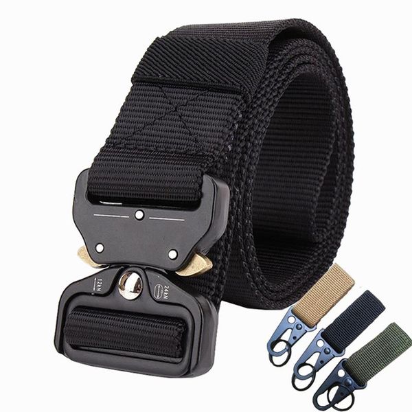 army tactical belt military nylon belts men swat training metal automatic buckle style quality strap hunting accessories waist support, Black;gray
army tactical belt military nylon belts men swat training metal automatic buckle style quality strap hunting accessories waist support, Black;gray
