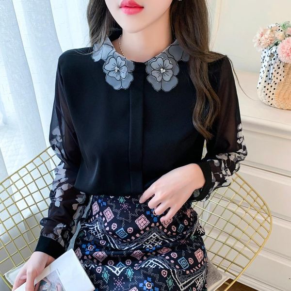 women's blouses & shirts sweet white floral print 2021 autumn embroidery flower chiffon blouse casual ol long sleeve women shirt
women's blouses & shirts sweet white floral print 2021 autumn embroidery flower chiffon blouse casual ol long sleeve women shirt