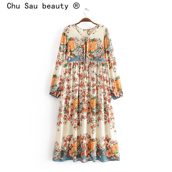 beauty fashion boho floral print maxi dress women summer chic holiday wear o-neck bow tie loose long dresses female 210514, Black;gray
beauty fashion boho floral print maxi dress women summer chic holiday wear o-neck bow tie loose long dresses female 210514, Black;gray