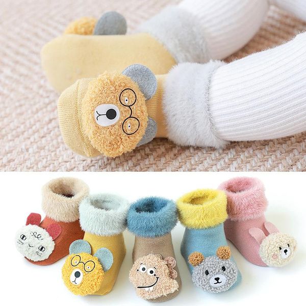 socks baby plus velvet thickened warm born cartoon non-slip children's boys girls accessories kids clothing, Pink;yellow
socks baby plus velvet thickened warm born cartoon non-slip children's boys girls accessories kids clothing, Pink;yellow
