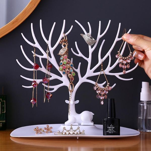 hooks & rails antler tree jewelry hanger 3d deer shape necklace bracelet earrings box display stand household tray storage rac
hooks & rails antler tree jewelry hanger 3d deer shape necklace bracelet earrings box display stand household tray storage rac